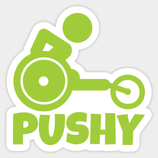 Pushy Sticker